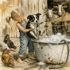 bath-day-for-the-dog